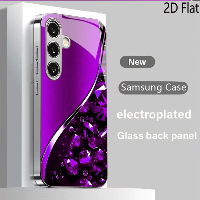 Fond violet avec pierres préci - Samsung Galaxy A55 avis et prix