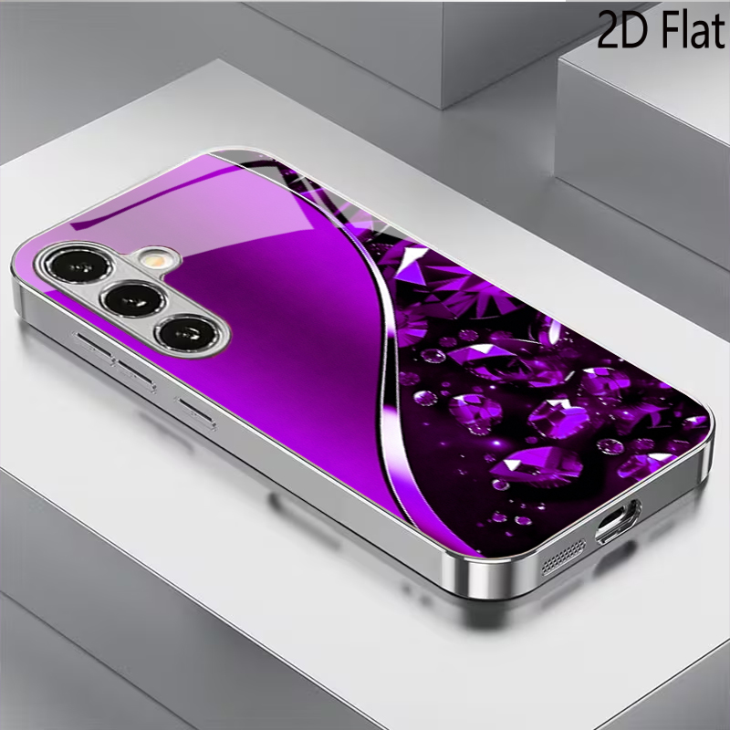 Fond violet avec pierres préci - Samsung Galaxy A55 avis et prix
