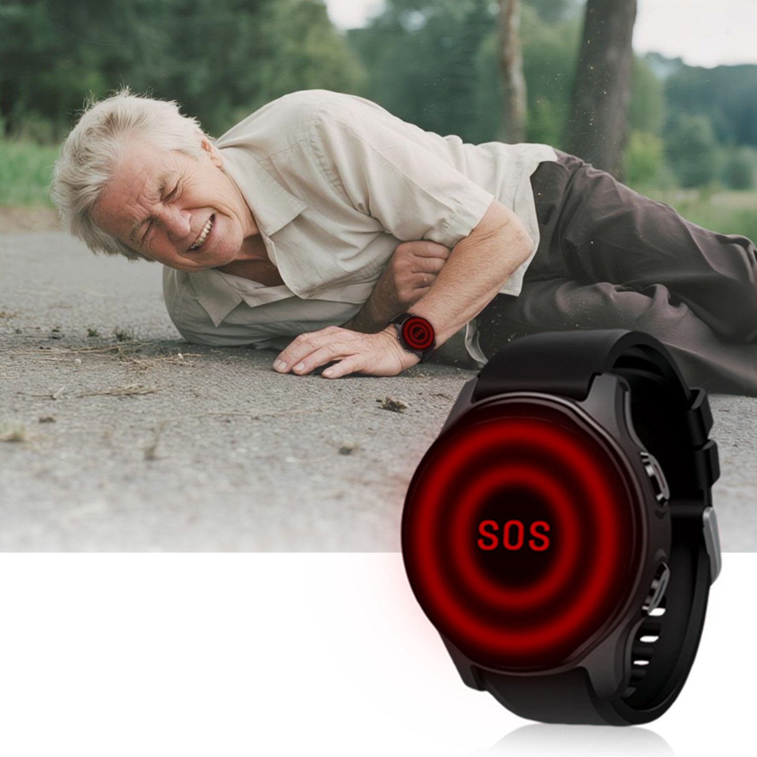 Nouvelle montre connectée GPS  - Fall Detection Watch avis et prix
